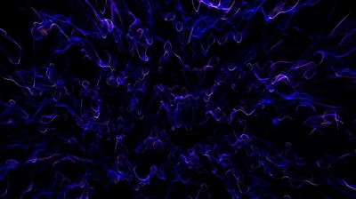 Wisps of indigo and violet smoke push outward from the middle of the frame, thinning to nothing before they reach the corners.
