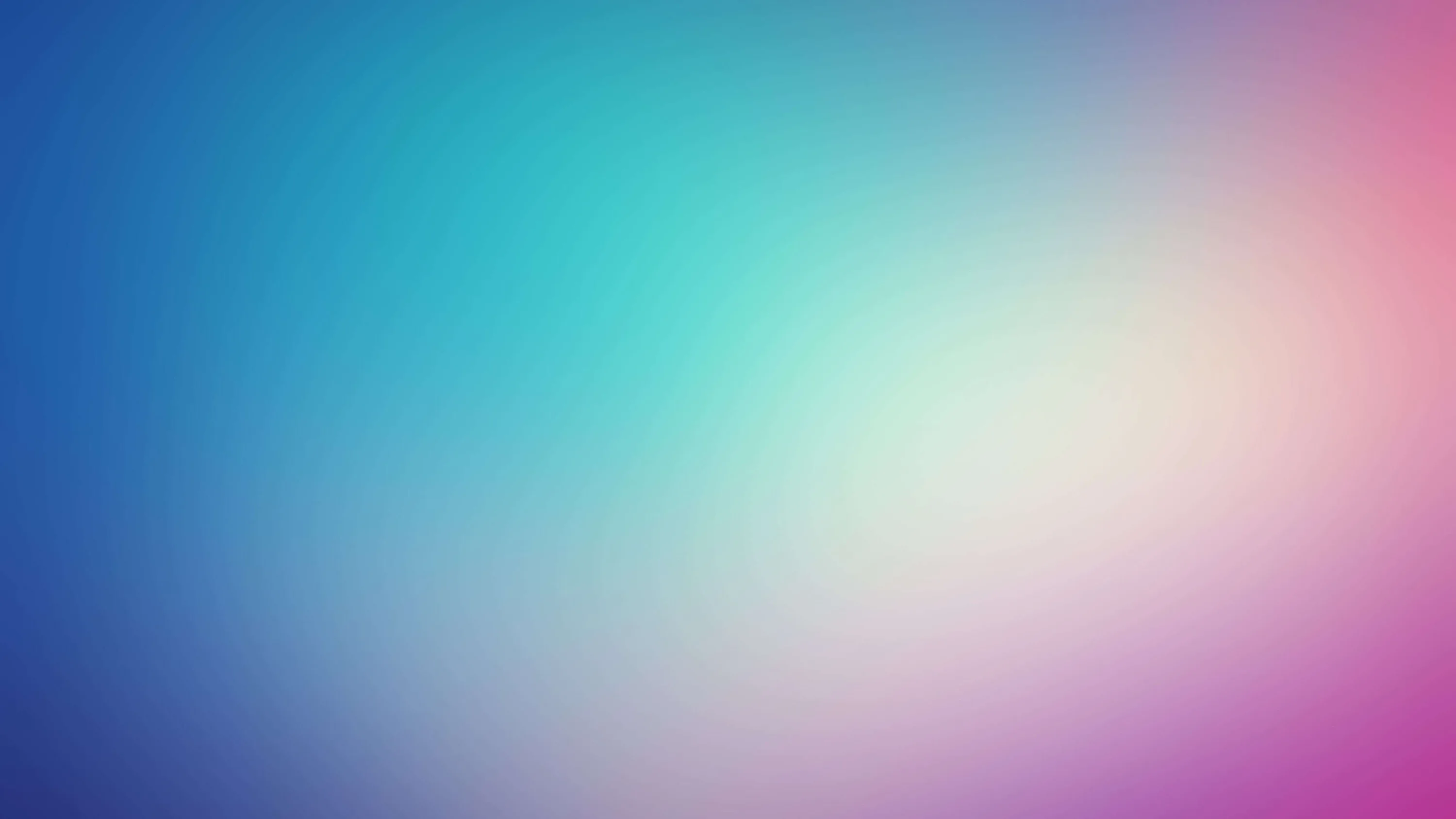 Ocean blue on the left melts through turquoise into a soft white centre, with rose pink warming the right edge and magenta pooling in the corner.