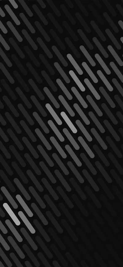 Short grey dashes march diagonally across a black field, a few brighter ones scattered through the pattern to break up the repetition.