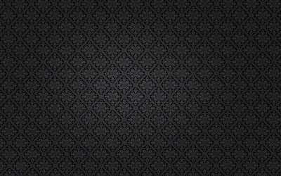 The same diamond-set flourish tiles edge to edge in a grey only just above black, quiet enough to sit behind desktop icons without pulling attention.