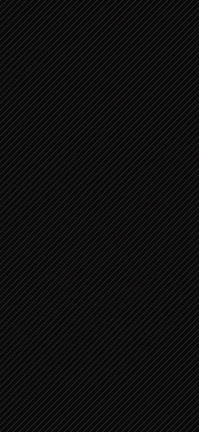 A fine diagonal pinstripe runs corner to corner across near-black, close enough in tone to the background that it only shows when light hits the screen.