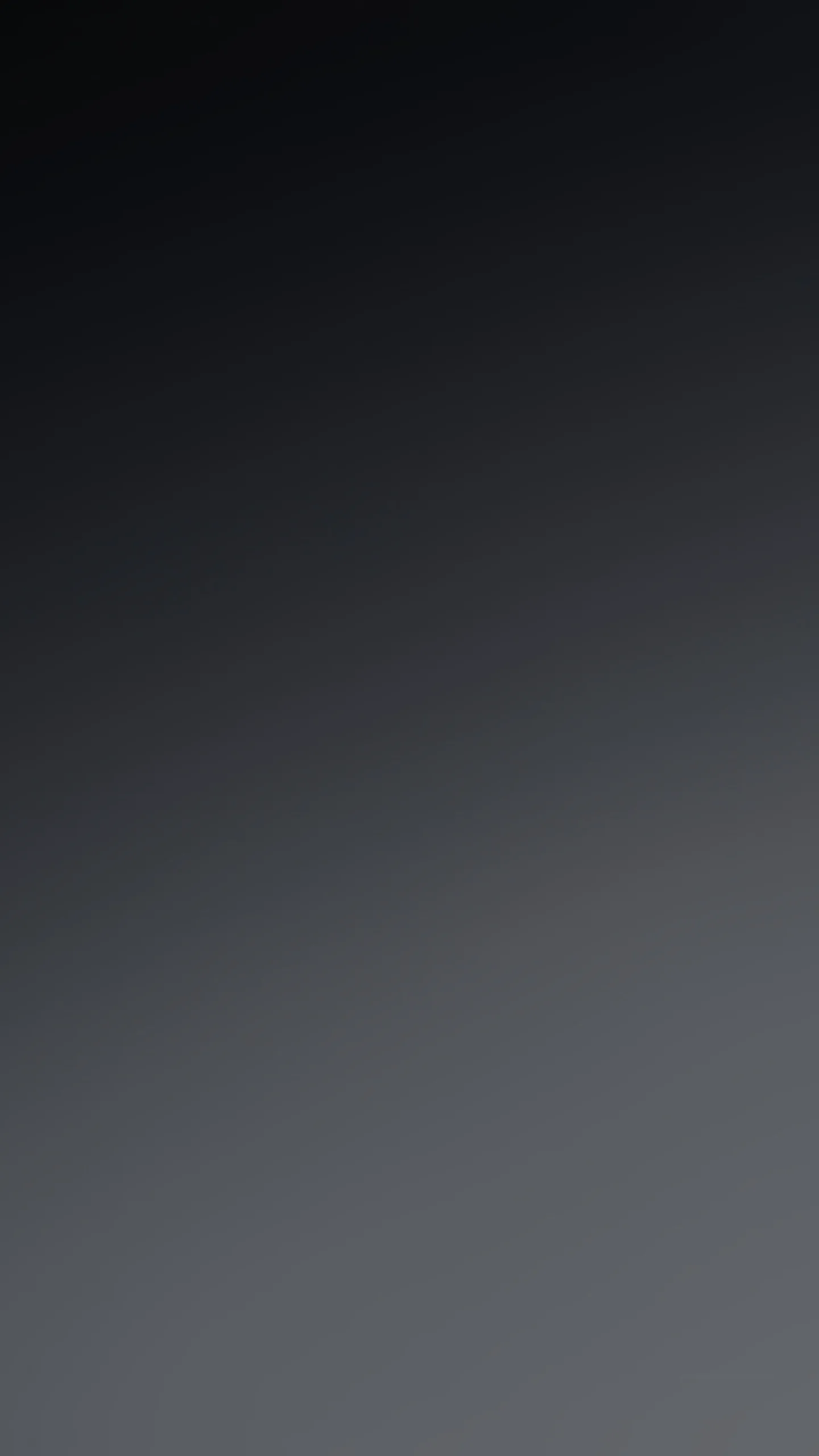 A clean gradient runs from near-black at the top to soft grey below, with no texture at all.