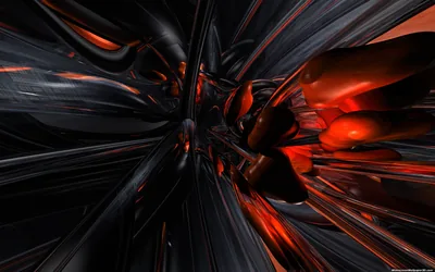 Sharp dark forms burst outward from the centre with red light burning through the gaps between them.