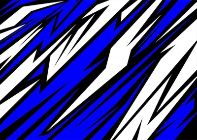 White and cobalt lightning slashes cut across black from lower left to upper right, the pattern so dense that no corner stays quiet for icons.