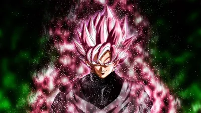 His bowed head glows from within, pink spikes over a black field flecked with green sparks, the far left and right staying near black for OLED panels.