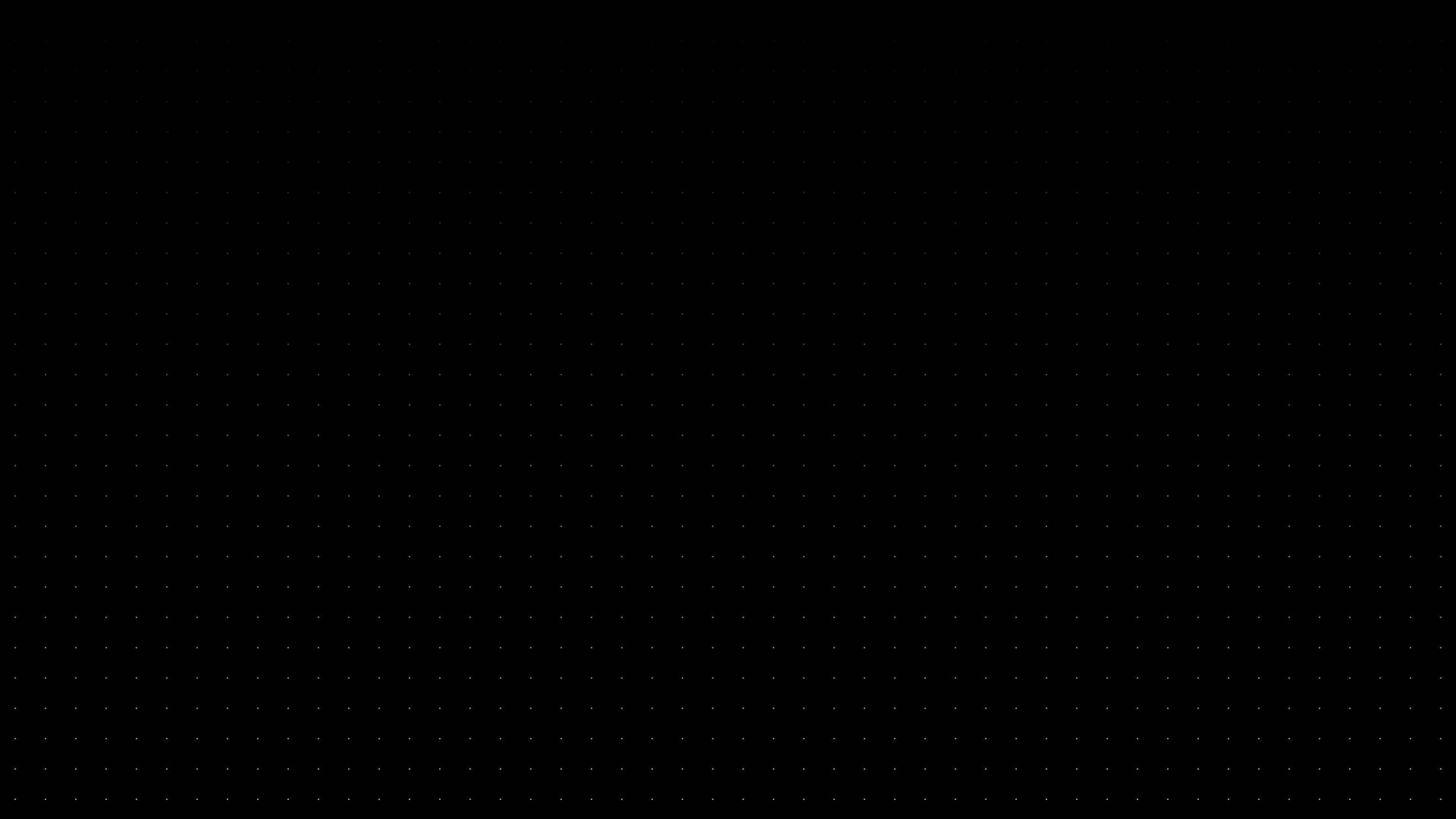 Pure black across most of the frame, a faint grid of dots surfacing along the bottom edge — true #000000 for AMOLED.