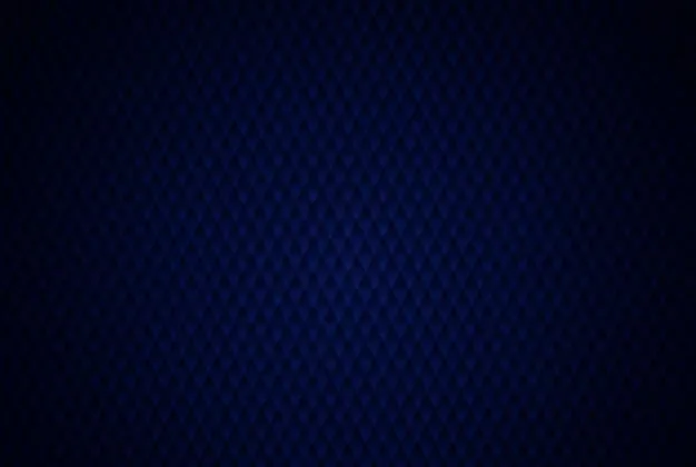 Faint quilted diamonds texture a dark navy ground, the pattern visible only near the lit centre before every corner slips into plain black.