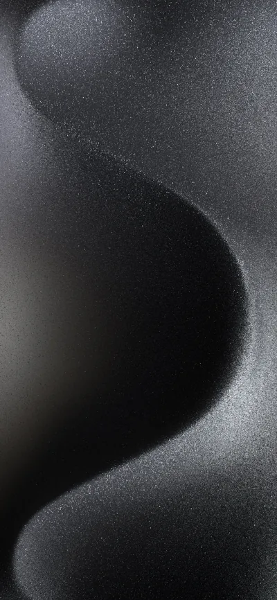 A wide S-shaped band of grainy grey sweeps down the tall frame, its edges dissolving into black at the top left and bottom right.