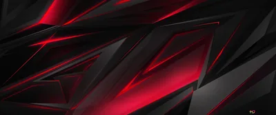 Overlapping metal panels slice the frame diagonally, red light bleeding out from behind the plates along the lower half.