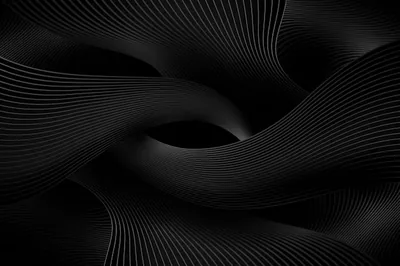 Thousands of thin lines bend into a twisting knot at the centre, thinning out to solid black in the corners.