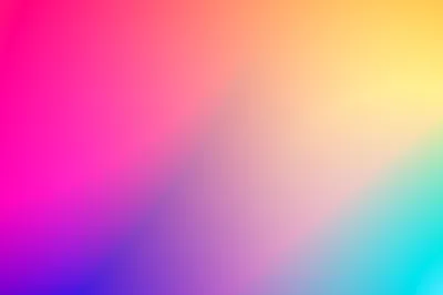Hot pink floods the left while lemon yellow and cyan share the right edge, meeting in a pale lavender seam down the middle of the frame.