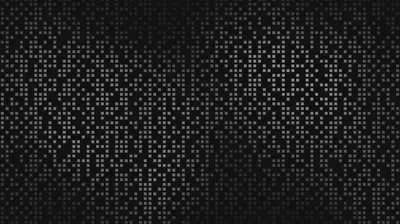 Fine dots thicken toward the top of the frame and thin out below, forming a soft halftone wash on dark grey.