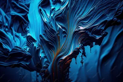 Thick ridges of paint rise like coral through the frame, a single amber thread climbing the middle, with no flat area left for icons.