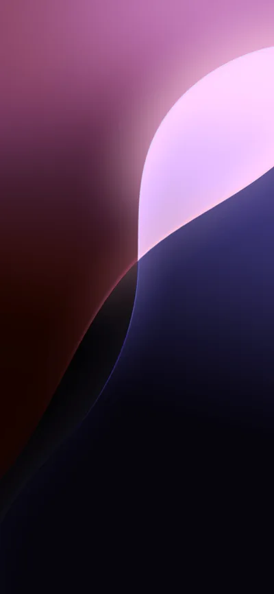 A pale glow breaks over the top of the frame where a dark plum left half meets deep navy, the bottom third settling dark enough for the dock.