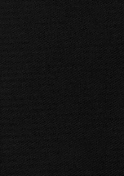 Flat black filling the entire portrait frame, with a fine canvas weave just visible in the surface and no lighter areas anywhere.