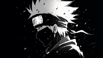 A hard monochrome profile with a metal forehead protector, hair blown back into white strokes and dust specks caught against the black field.