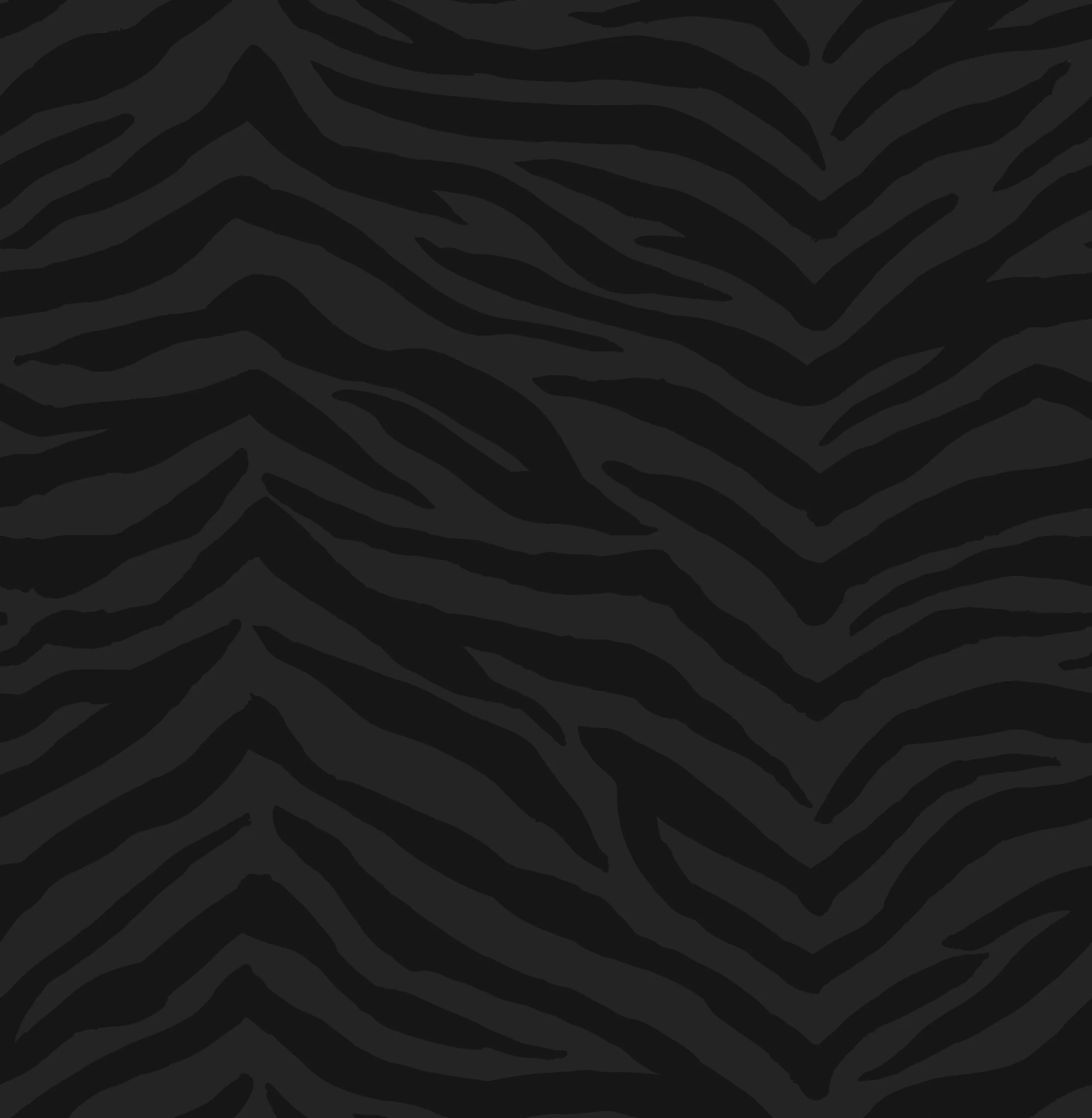 Zebra markings tile the square in two close shades of black, visible only where the matte stripes meet the slightly glossier ground.