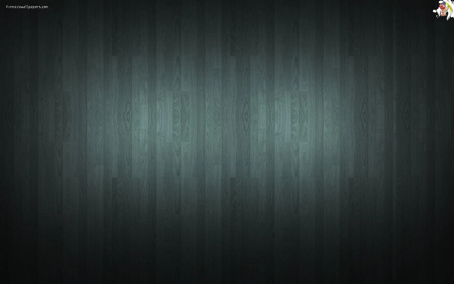 Narrow vertical planks run the height of a dark wall with a cold blue-green cast, a soft light pooling in the middle and the corners left almost black.