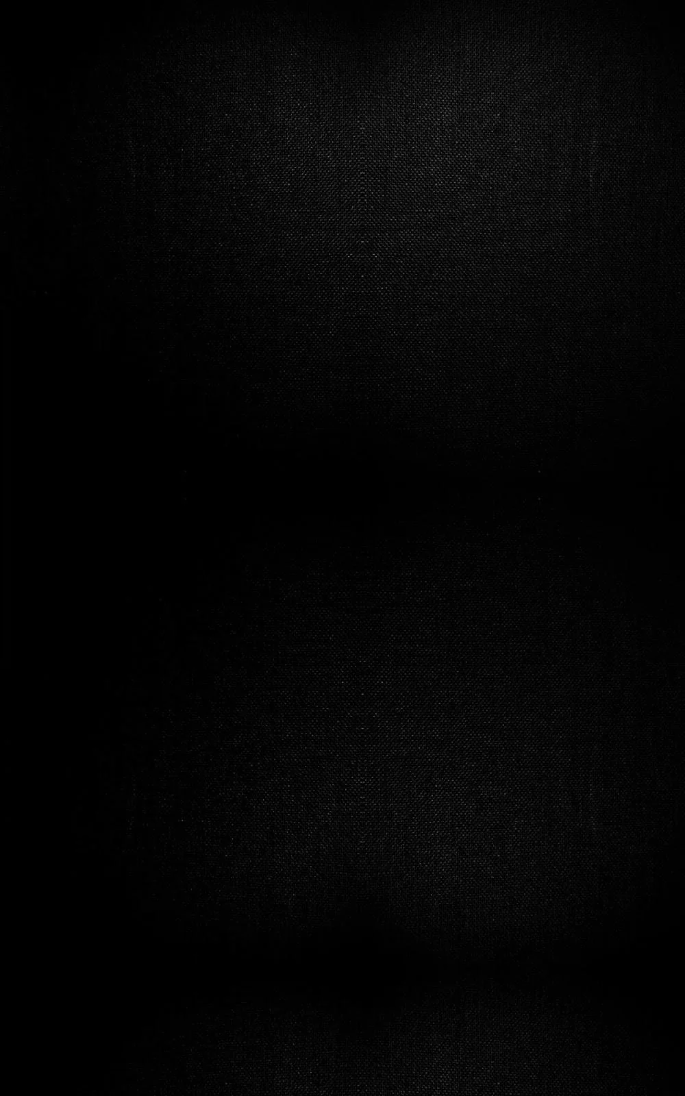 A tall black backdrop with a fine fabric weave and two faint vertical glows, leaving the middle clear for icons or a clock.