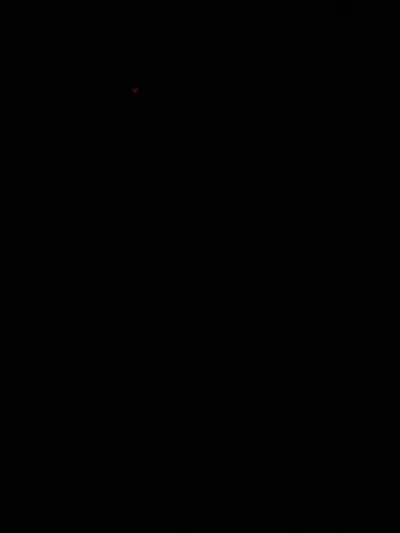 A tall frame of unbroken black with one faint reddish speck near the upper left — otherwise nothing at all, which suits an AMOLED lock screen.