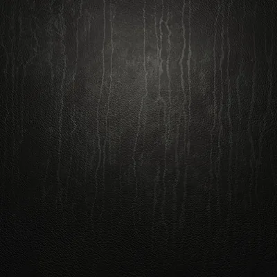 A square of black leather with long vertical creases running top to bottom, its pebbled grain lifted by a soft sheen down the middle.