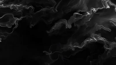 Thin white smoke coils across the frame in loose ribbons, the trails breaking up as they reach the edges.