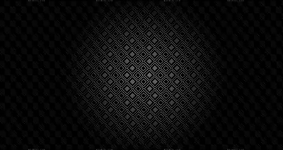 A small diamond motif tiles the frame, lit in a soft circle at the centre and black at every corner.