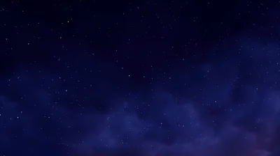 A thin scatter of stars over deep indigo, with a faint cloud bank rising from the lower right — the upper half stays clear for icons.