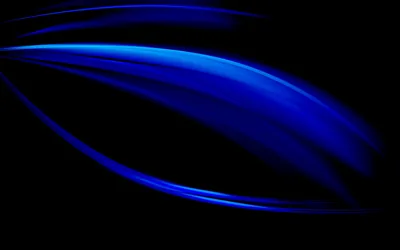 Two long streaks of blue light cross in a lens shape, brightest where they overlap and fading out into black at both ends.