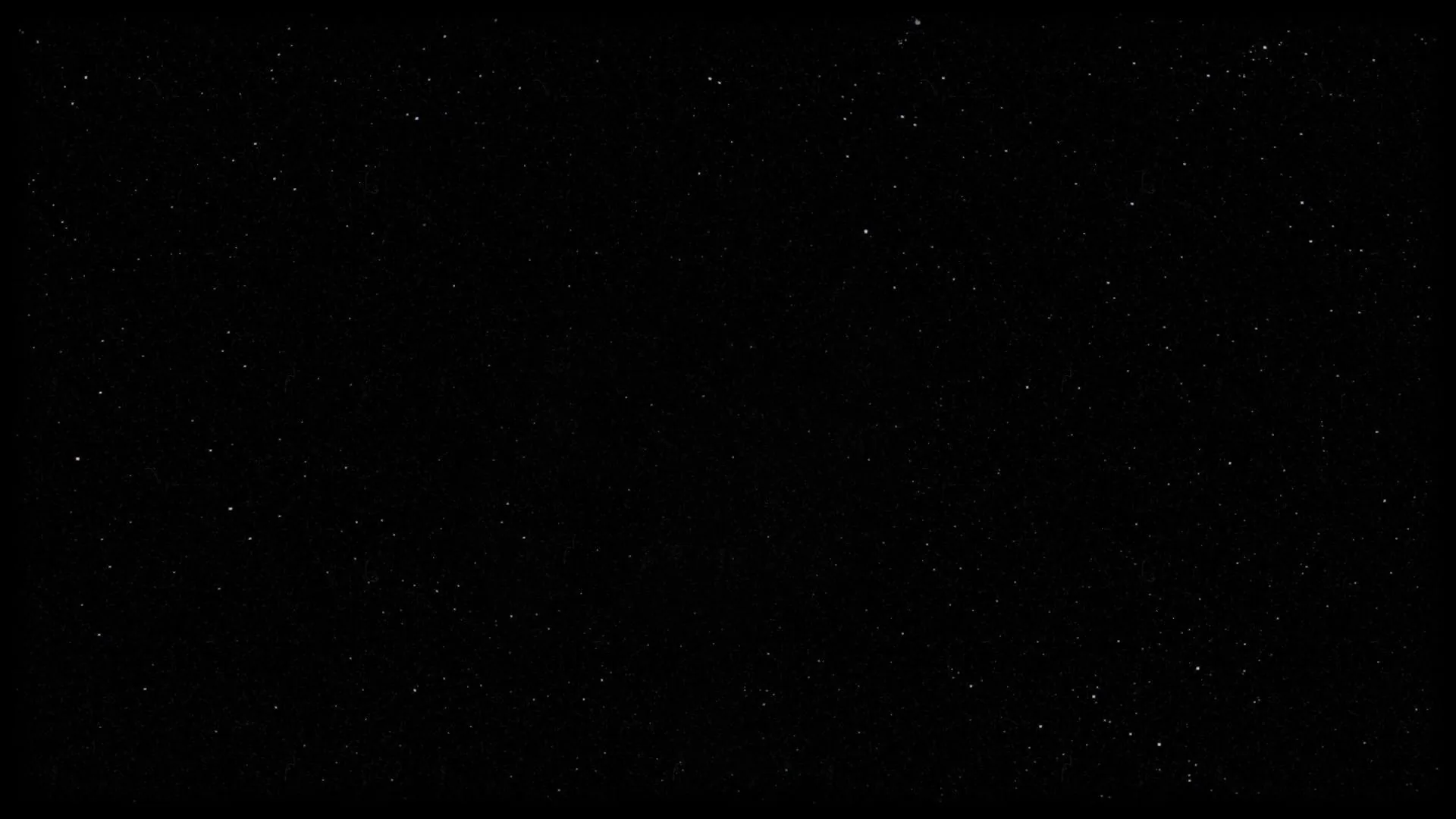 Tiny pinpoint stars scatter thinly across an almost pure black frame, slightly denser along the right edge, leaving the centre flat black for OLED screens and readable icons.