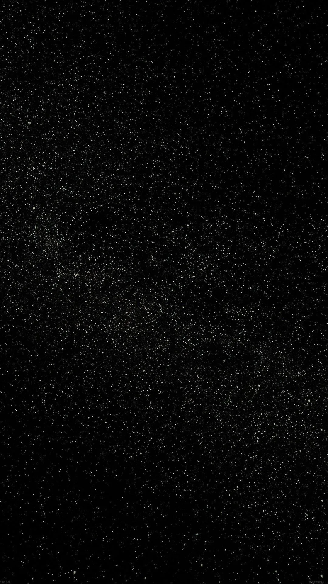 Countless tiny flecks scatter evenly over a black ground, thinning slightly toward the bottom edge.