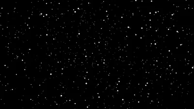 Loose white points spread unevenly across a true black field, no nebula or glow — a clean AMOLED-friendly star background.