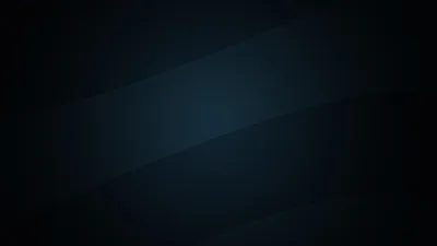 Soft navy panels overlap on a near-black field, a faint blue glow rising just left of centre and fading outward.