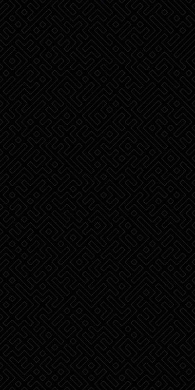 A tight maze-like pattern repeats across near-black, the raised lines catching just enough light to read as texture rather than flat fill.