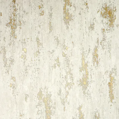 Streaks of gold surface through pale weathered plaster in loose vertical drifts, the light ground keeping desktop icons easy to read.