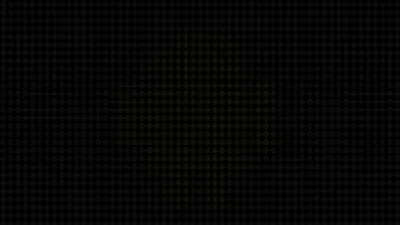 A tight square grid covers the whole frame in a dark olive-black, faint enough that from a step back it reads as flat black.