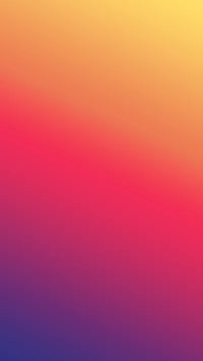 Golden yellow at the top slides through amber and crimson before settling into indigo at the base, so the dock area stays dark and icons above stay clear.