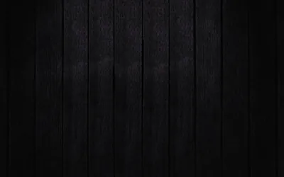 Vertical black planks stand side by side across the frame, the seams visible only where the light falls off.