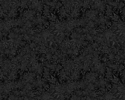 Rows of tiny star-shaped leaves emboss an almost-black surface in a repeating pattern, subtle enough to sit behind a full grid of desktop icons.