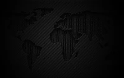 The continents sit cut out of a perforated dark sheet, the mesh texture showing through each landmass.