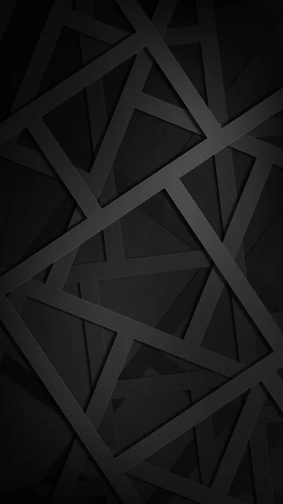 Thin raised bands cross each other to form triangles across the frame, each one slightly lifted so the edges catch a soft grey line.