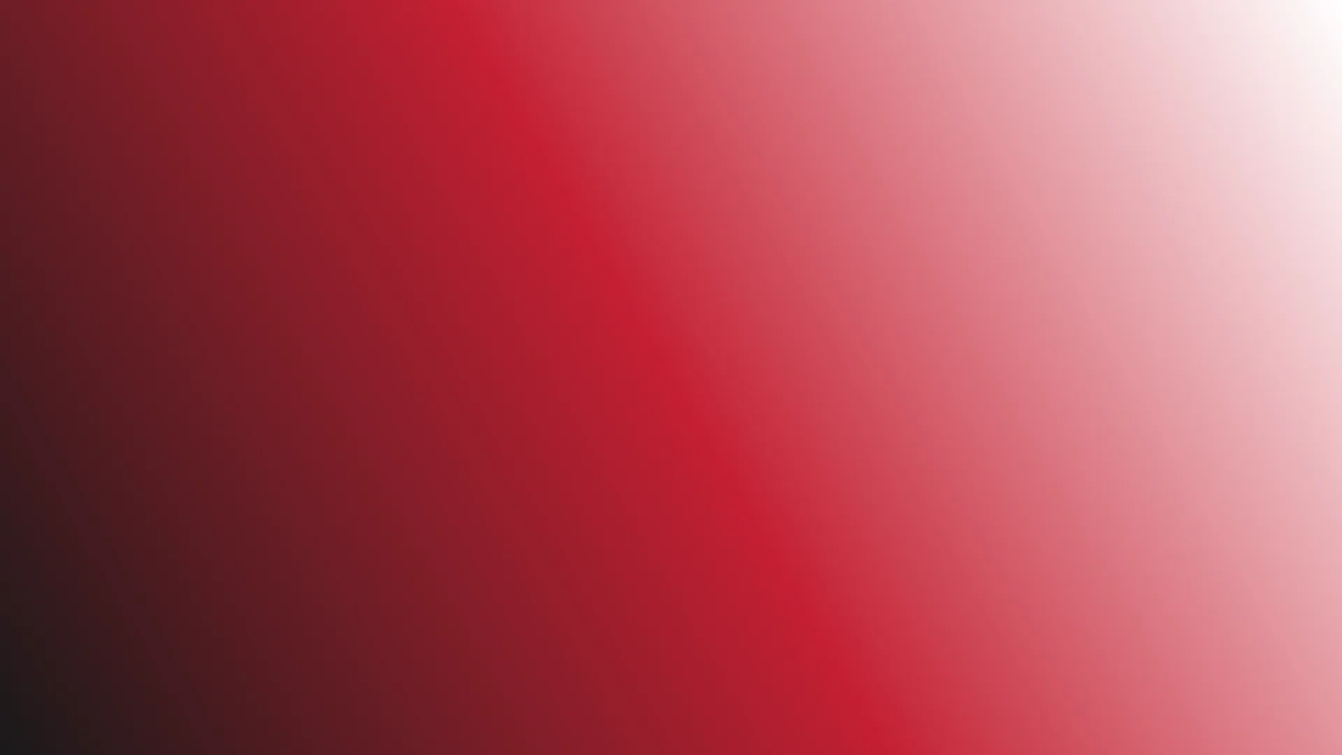 Deep maroon in the lower left brightens diagonally across crimson to a white corner at the top right, splitting the frame into dark and light halves.