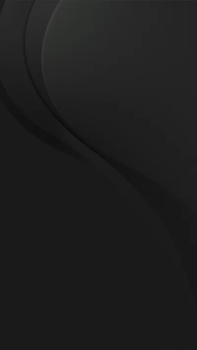 A single smooth wave sweeps down the left side of a dark grey field, the rest of the frame left flat and empty for icons.
