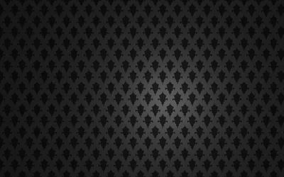 A tiny repeating motif covers a charcoal field evenly, catching a faint highlight through the middle.